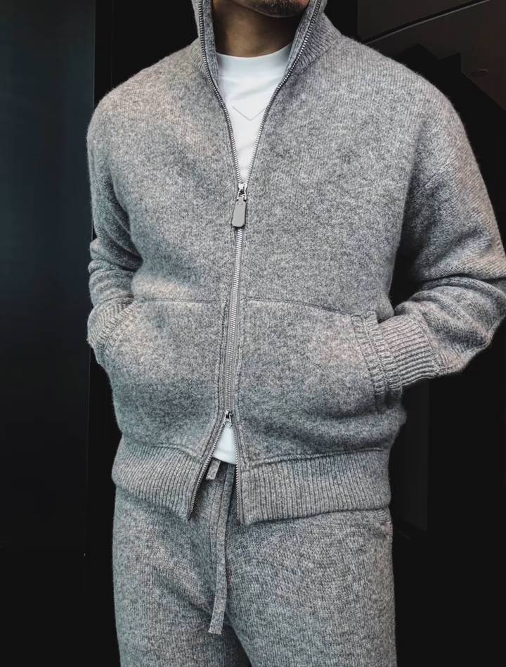 Turtleneck Double Zip Cardigan Cozy Suit (⏰Free Shipping)