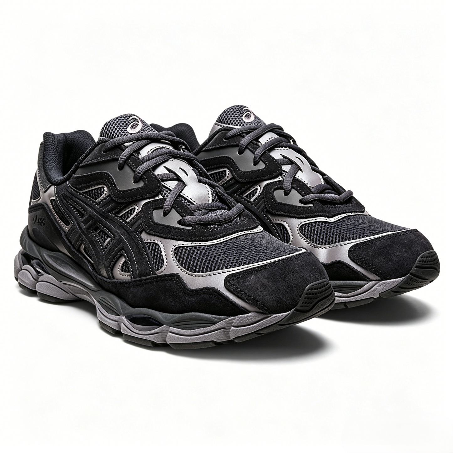 Men's Classic Black and Gray Sneakers