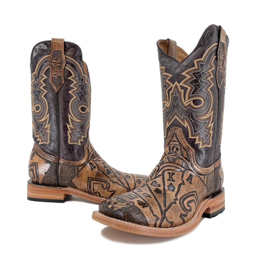 Royal Flush Rustic Cowboy Boots (⏰ Low Stock)
