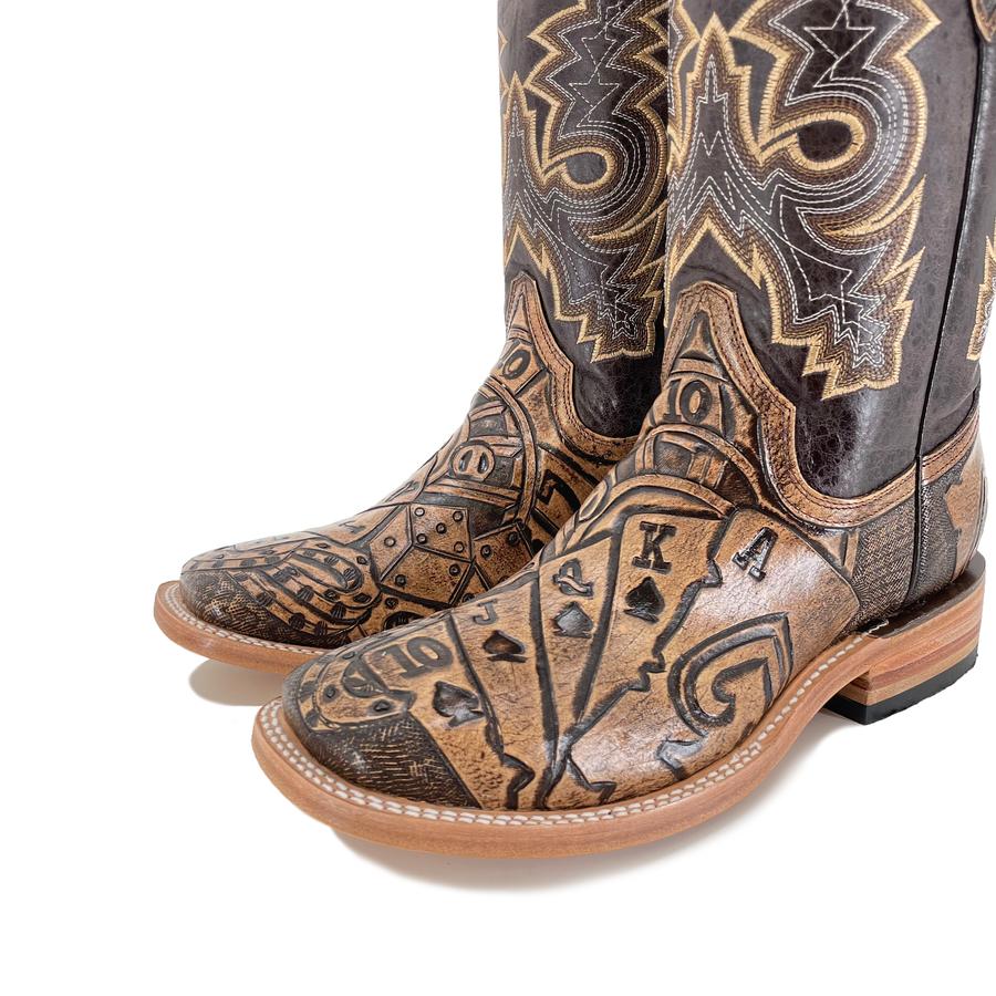 Royal Flush Rustic Cowboy Boots (⏰ Low Stock)