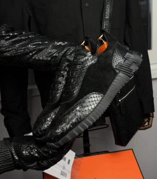 Premium Exotic Leather Casual Shoes