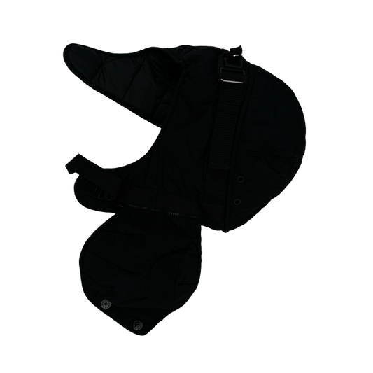 Black Econyl Nylon Metal Face Cover Hat