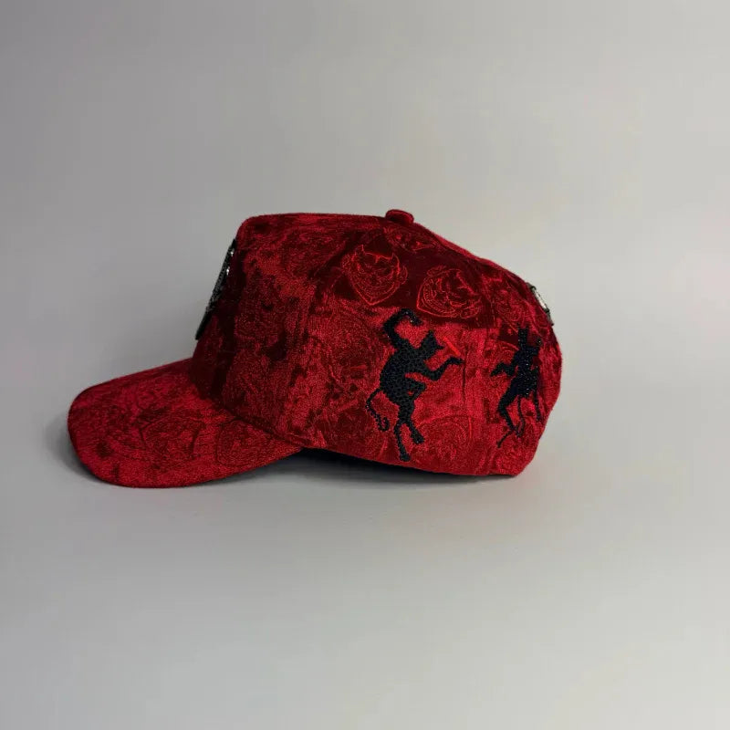 LUCIFER U2 Velvet Baseball Cap(⏰$20 off in the last week!)