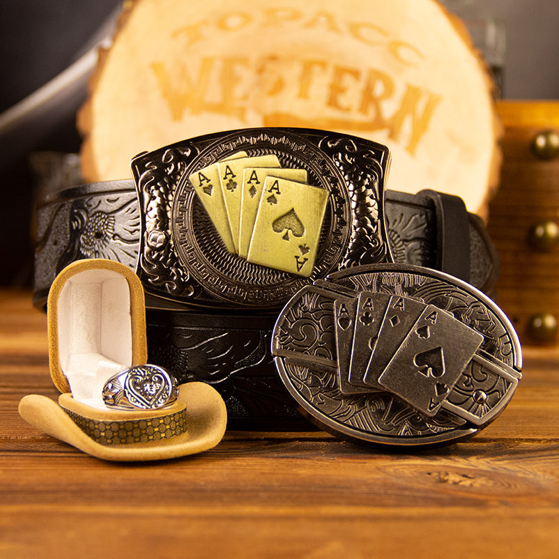 Playing Card Buckle Set