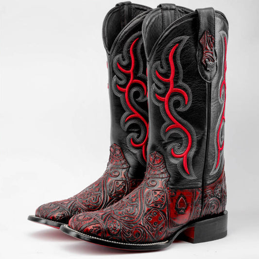 Ace Of Spades Red Wine - Square Toe