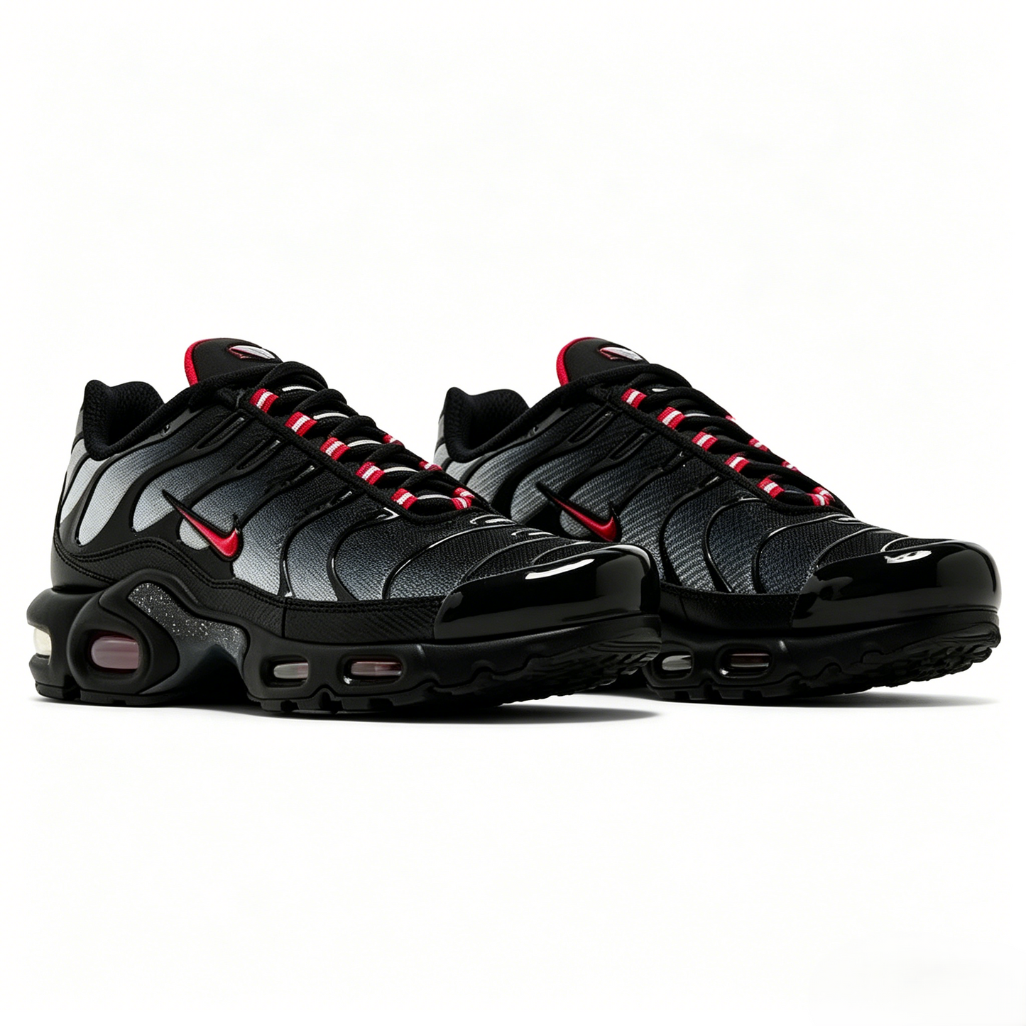 Men's AM 'Black Gradient Red' Sneakers