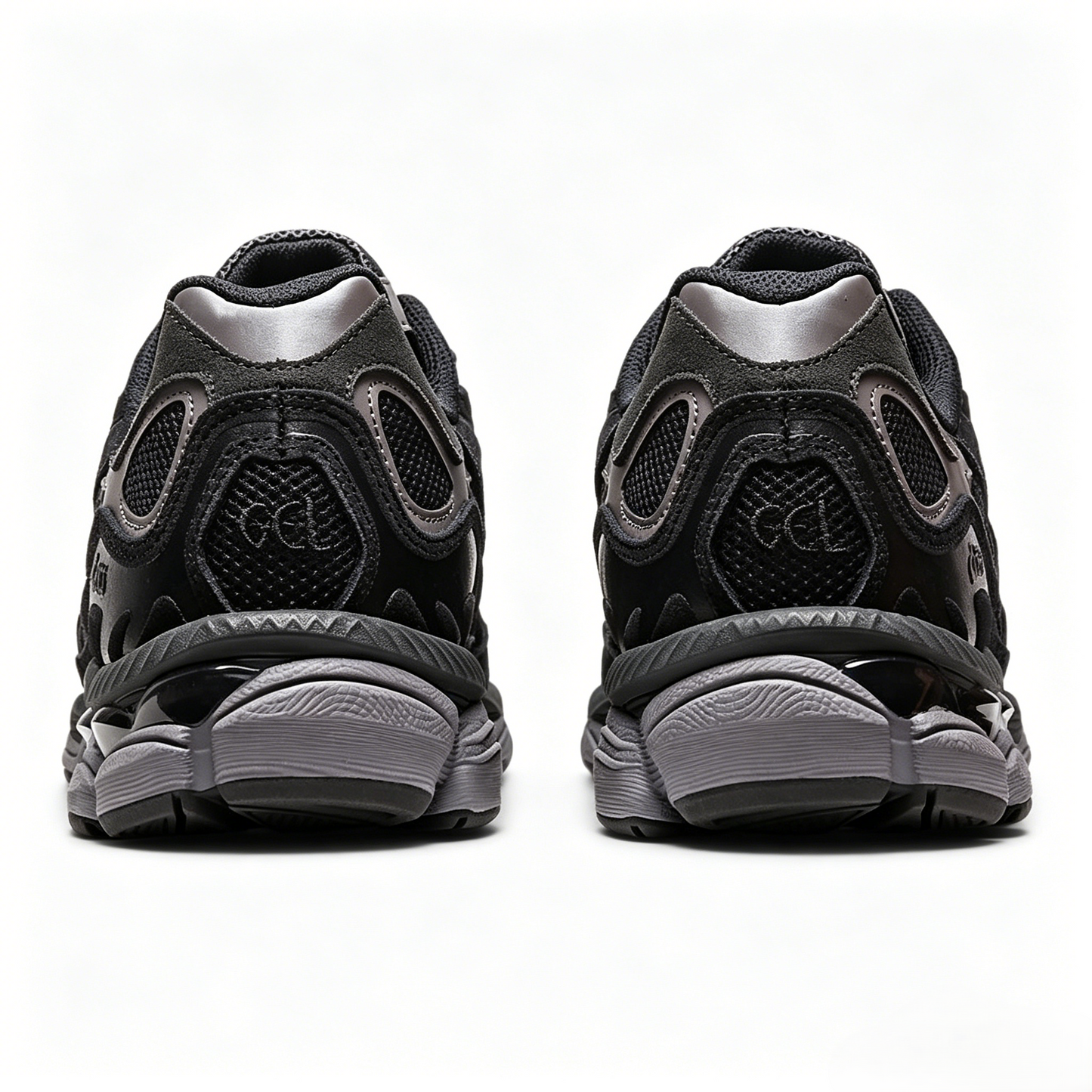 Men's Classic Black and Gray Sneakers