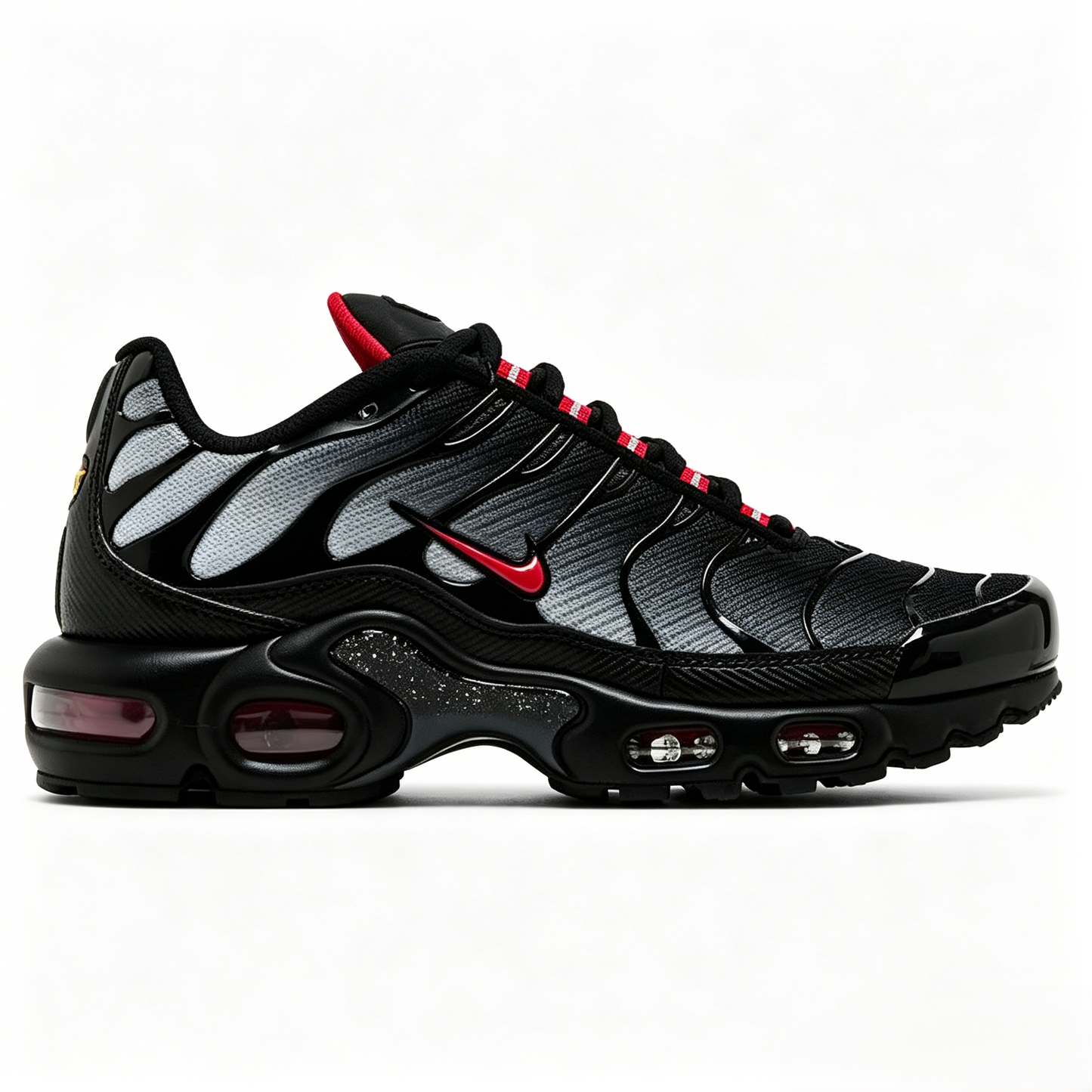 Men's AM 'Black Gradient Red' Sneakers